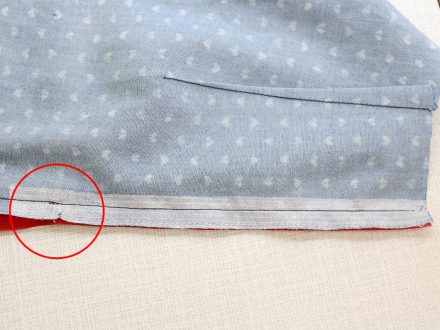 How to sew an invisible zipper - sewing the second side