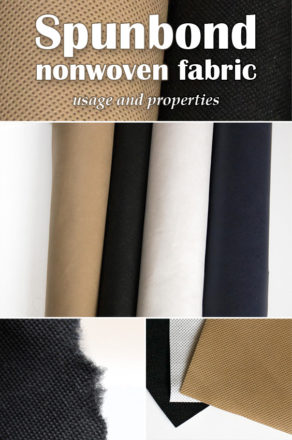 Spunbond nonwoven fabrc / interfacing - usage and properties