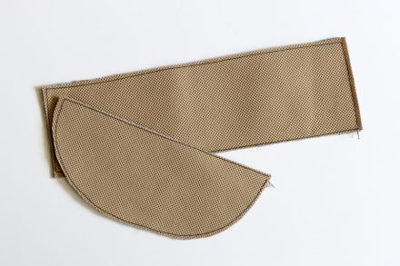 How to stiffen a bag using spunbond non-woven interfacing