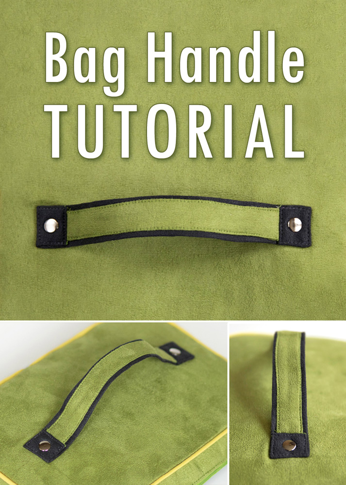 How to sew two colored bag handle or bag straps, step by step tutorial